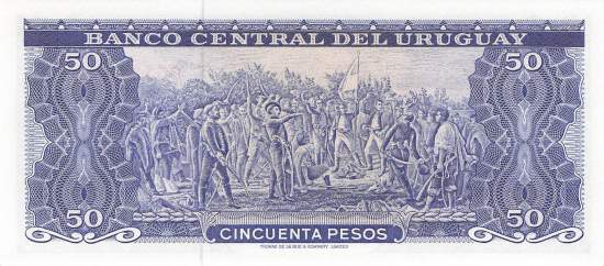 Uruguay 50 Pesos p46a-4 1967